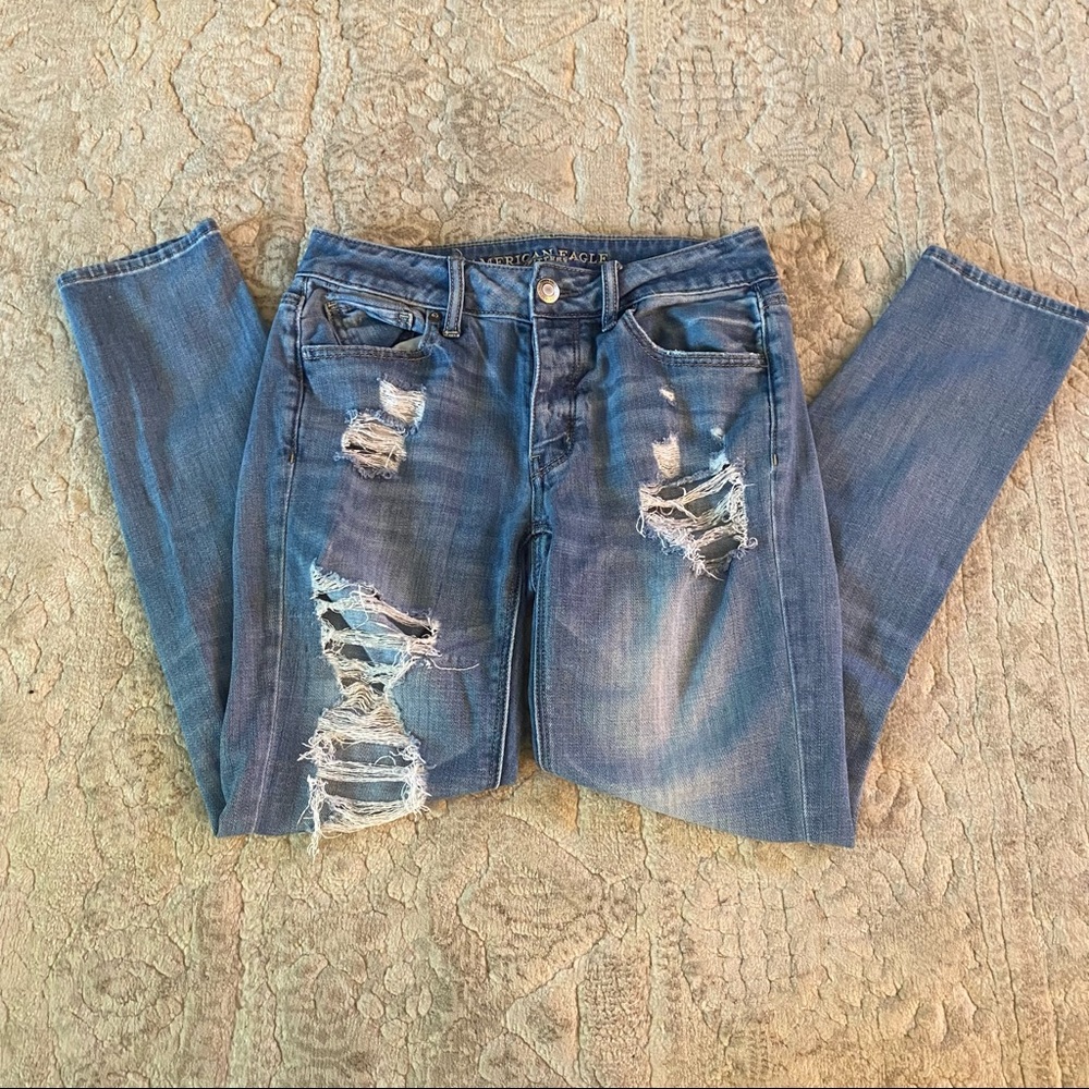 American Eagle Girlfriend Jeans